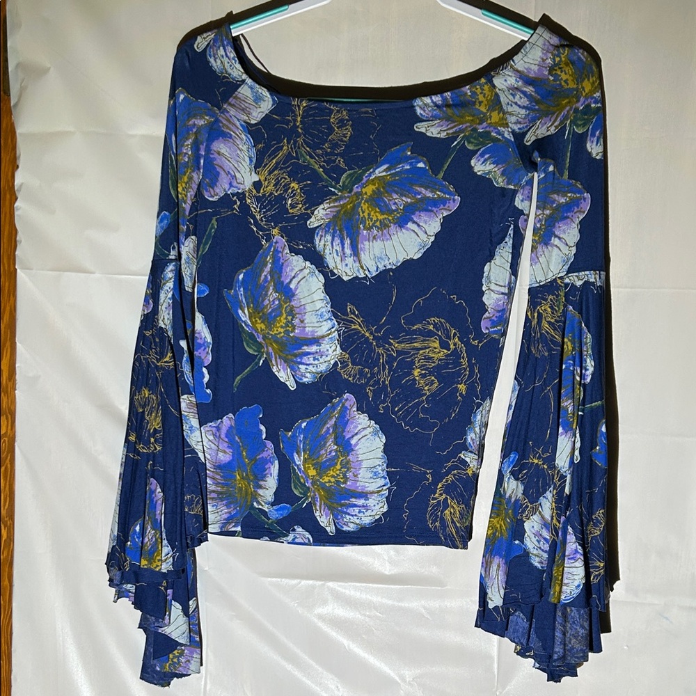 Free People Bell Sleeve Shirt